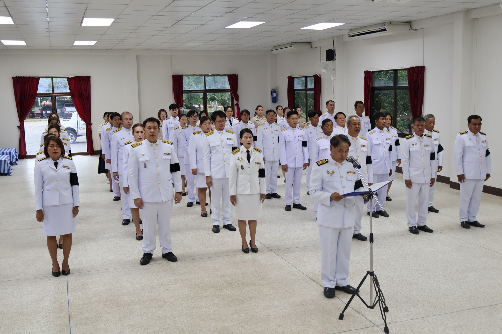 เทศบาลตำบลศรีวิชัย จัดพิธีถวายสัตย์ปฏิญาณเพื่อเป็นข้าราชการที่ดีและพลังของแผ่นดิน เนื่องในโอกาสวันเฉลิมพระชนมพรรษาพระบาทสมเด็จพระเจ้าอยู่หัว 28 กรกฎาคม 2569